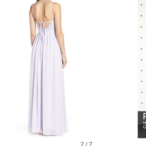 Lulu’s Lavender Prom Dress - Picture 2 of 3